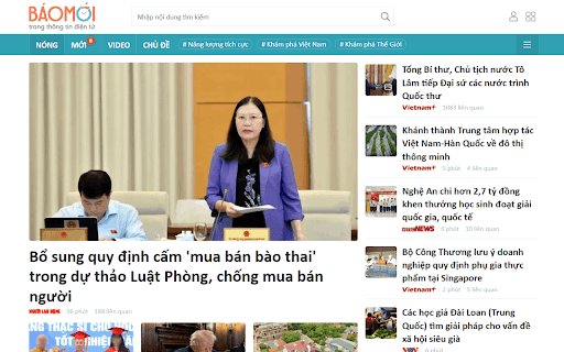 baomoi  from Chrome web store to be run with OffiDocs Chromium online