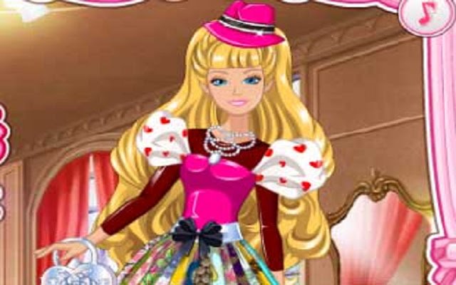 Платье Barbies Valentines Patchwork Dress из интернет-магазина Chrome будет работать с онлайн-версией OffiDocs Chromium