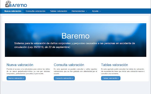 Baremo aus dem Chrome-Webshop zur Ausführung mit OffiDocs Chromium online