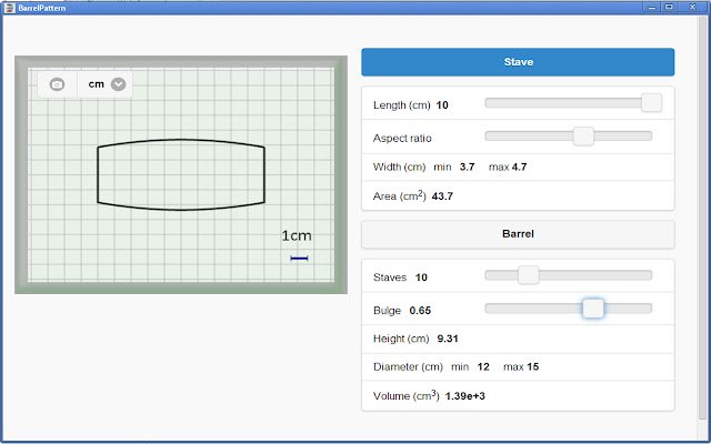 Barrel Stave  from Chrome web store to be run with OffiDocs Chromium online