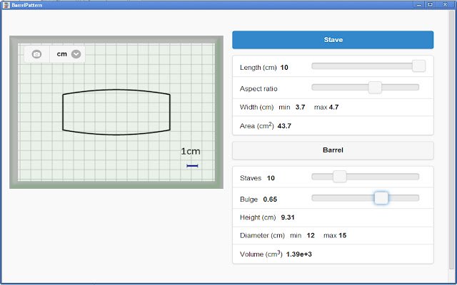 Barrel Stave  from Chrome web store to be run with OffiDocs Chromium online