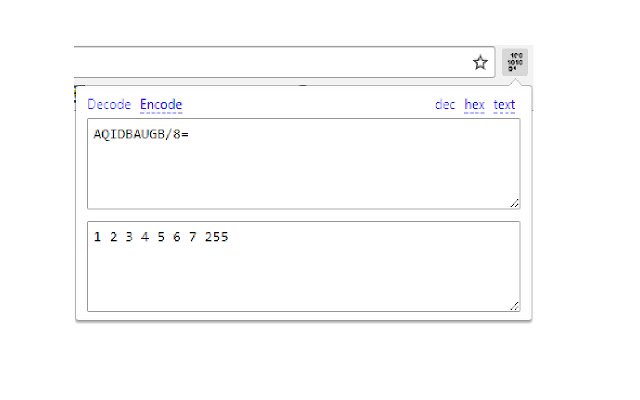 base64 to binary  from Chrome web store to be run with OffiDocs Chromium online