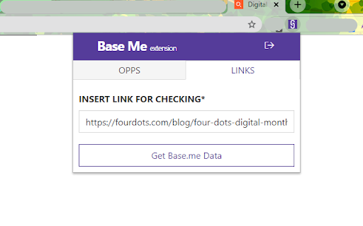 Base Extension  from Chrome web store to be run with OffiDocs Chromium online