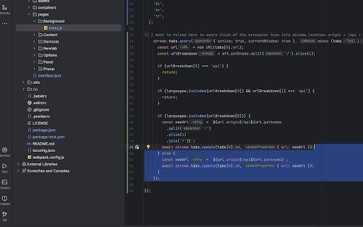 baseurl api suffixer  from Chrome web store to be run with OffiDocs Chromium online