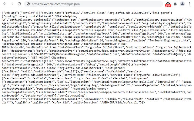 Basic JSON Formatter  from Chrome web store to be run with OffiDocs Chromium online