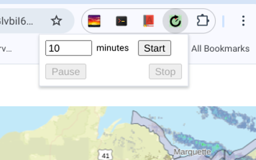 Basic Reload Timer  from Chrome web store to be run with OffiDocs Chromium online