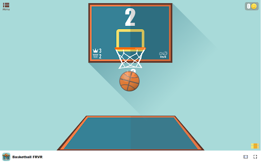 Basketball FRVR Game Flick to score and keep your streak alive!  from Chrome web store to be run with OffiDocs Chromium online