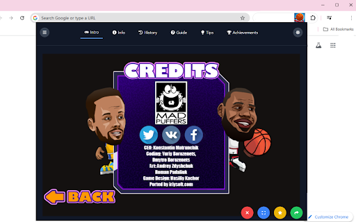Basketball HTML5  from Chrome web store to be run with OffiDocs Chromium online