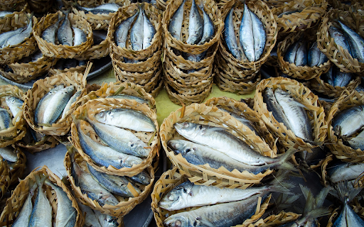 Baskets of sea fish  from Chrome web store to be run with OffiDocs Chromium online