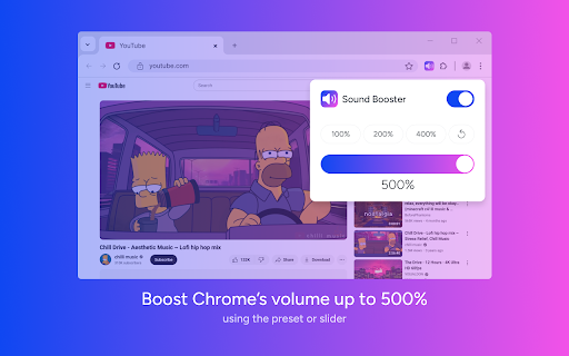 Bass Booster  from Chrome web store to be run with OffiDocs Chromium online