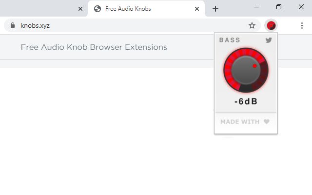 BassKnob از فروشگاه وب Chrome با OffiDocs Chromium به صورت آنلاین اجرا می شود