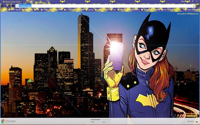 Batgirl Selfie  from Chrome web store to be run with OffiDocs Chromium online