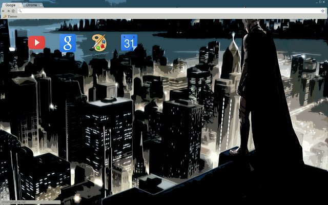 OffiDocs Chromium 온라인에서 실행되는 Chrome 웹 스토어의 배트맨 시티 워킹 테마 1366x768