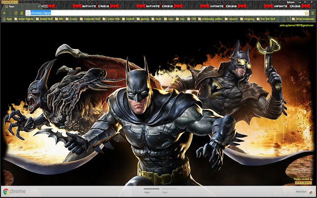 Batman Infinite Crisis  from Chrome web store to be run with OffiDocs Chromium online