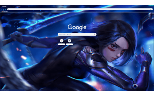 Battle Angel Blue  from Chrome web store to be run with OffiDocs Chromium online