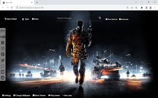 Battlefield Wallpaper  from Chrome web store to be run with OffiDocs Chromium online