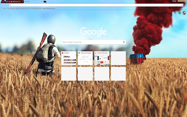 BATTLEGROUNDS | Pulang usok mula sa kahon na «PUBG» mula sa Chrome web store na tatakbo sa OffiDocs Chromium online