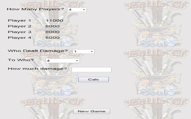 Battle Of SoulS SP Counter  from Chrome web store to be run with OffiDocs Chromium online