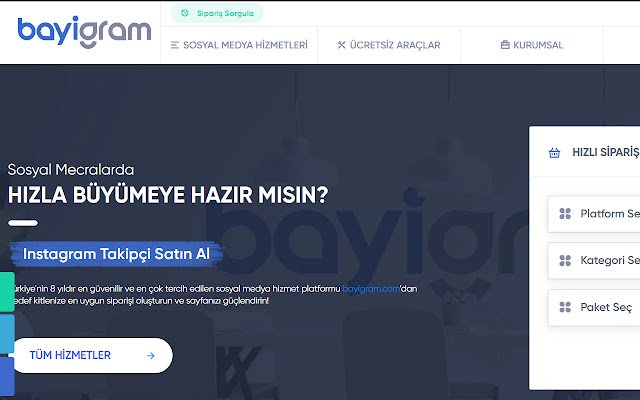 Chrome web mağazasından BayiGram, OffiDocs Chromium çevrimiçi ile çalıştırılacak