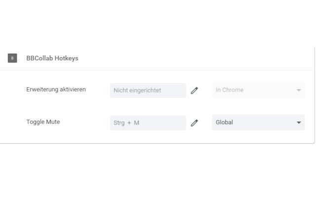 BBCollab Hotkeys  from Chrome web store to be run with OffiDocs Chromium online