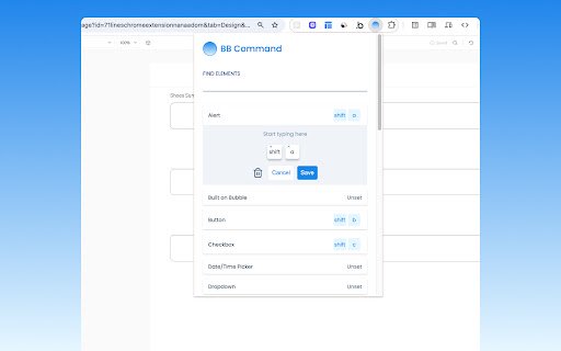BB Command  from Chrome web store to be run with OffiDocs Chromium online