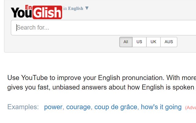 BBE_to_YouGlish  from Chrome web store to be run with OffiDocs Chromium online