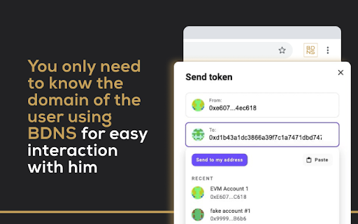 BDNS Wallet  from Chrome web store to be run with OffiDocs Chromium online