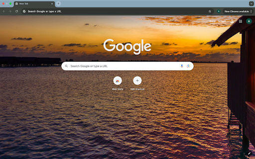 beach house and sunset  from Chrome web store to be run with OffiDocs Chromium online