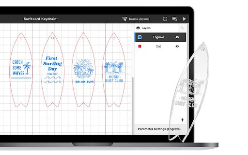 Beam Studio Connect  from Chrome web store to be run with OffiDocs Chromium online