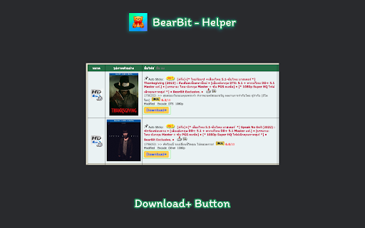 BearBit Helper  from Chrome web store to be run with OffiDocs Chromium online BearBit Helper  from Chrome web store to be run with OffiDocs Chromium online