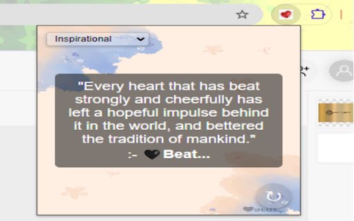 BEAT QUOTES  from Chrome web store to be run with OffiDocs Chromium online
