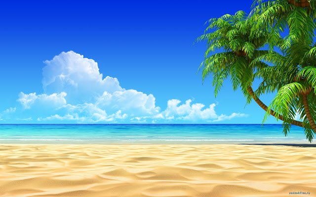 Beautiful Beach ze sklepu internetowego Chrome, który można uruchomić za pomocą OffiDocs Chromium online