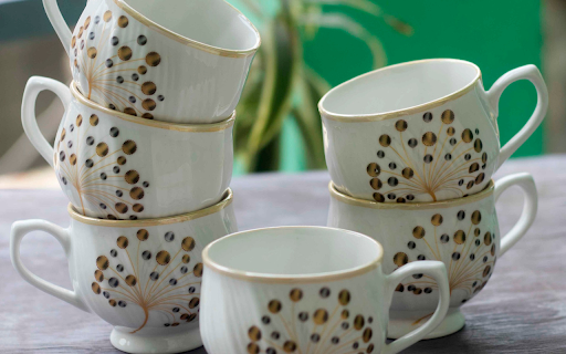 Beautiful cup set  from Chrome web store to be run with OffiDocs Chromium online