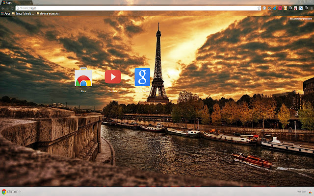 Menara Eiffel yang indah untuk 1366 X 768 dari toko web Chrome untuk dijalankan dengan Chromium OffiDocs online