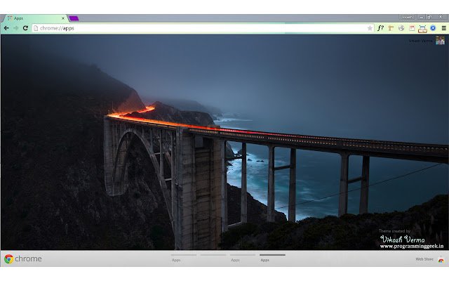 Beautiful Night de Chrome web store se ejecutará con OffiDocs Chromium en línea