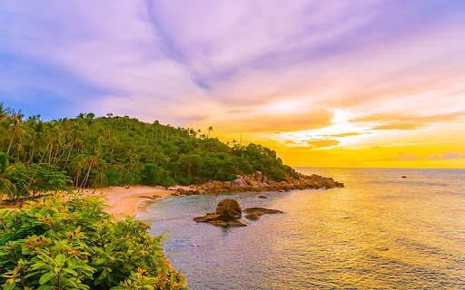 Beautiful outdoor tropical beach sea  from Chrome web store to be run with OffiDocs Chromium online