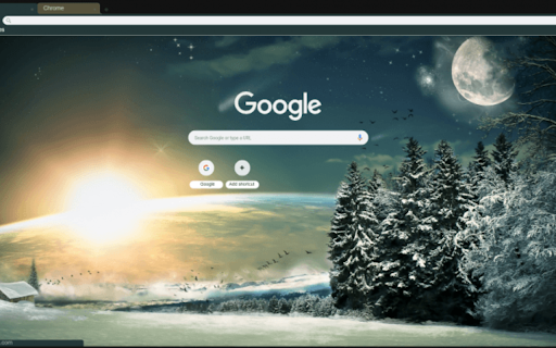 Beautiful Snowy Forest  from Chrome web store to be run with OffiDocs Chromium online