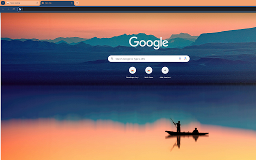 beautiful sunset over a tranquil lake  from Chrome web store to be run with OffiDocs Chromium online