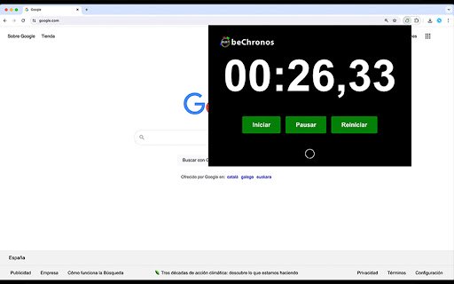 beChronos  from Chrome web store to be run with OffiDocs Chromium online