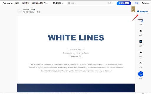 BeDown  from Chrome web store to be run with OffiDocs Chromium online