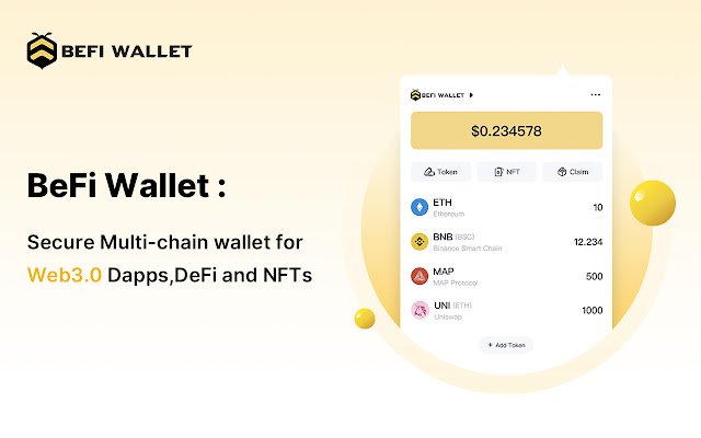 BeFi Wallet 2.0  from Chrome web store to be run with OffiDocs Chromium online