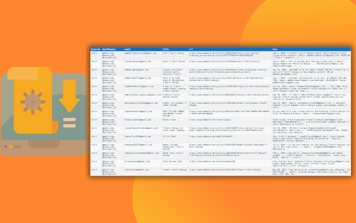 Behance Email Scraper  from Chrome web store to be run with OffiDocs Chromium online