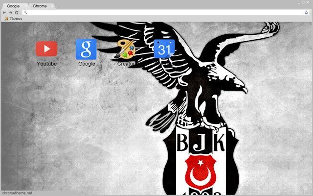 Beşiktaş Gri Tema  from Chrome web store to be run with OffiDocs Chromium online