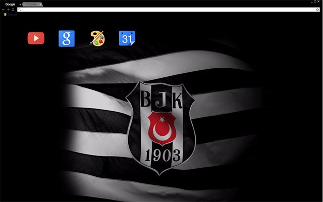 Beşiktaş Siyah Tema de la boutique en ligne Chrome sera exécuté avec OffiDocs Chromium en ligne