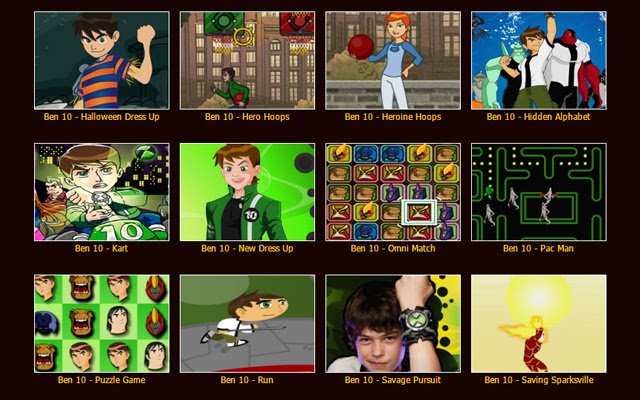 Ben 10-Spiele aus dem Chrome-Webstore sollen mit OffiDocs Chromium online ausgeführt werden