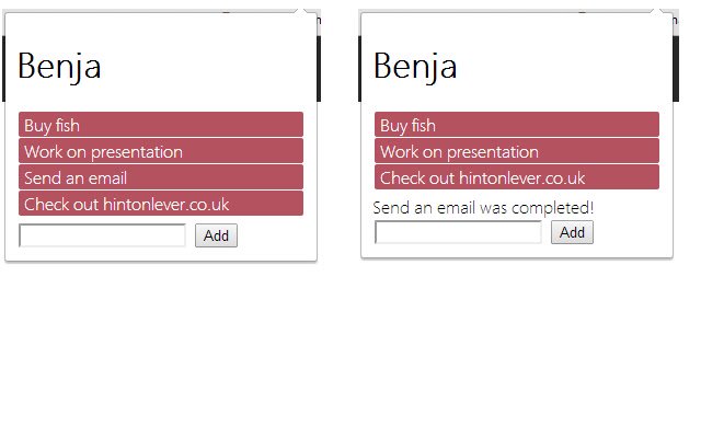 Benja List  from Chrome web store to be run with OffiDocs Chromium online
