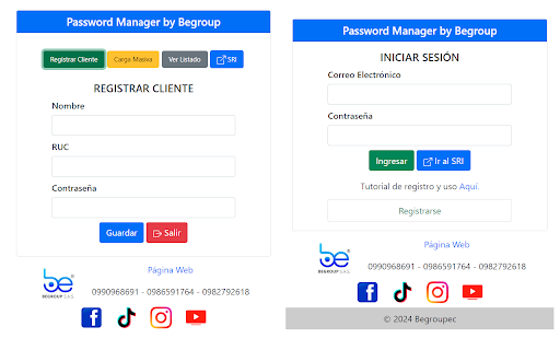 BE Password  from Chrome web store to be run with OffiDocs Chromium online