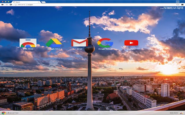 Chủ đề Berlin View từ cửa hàng Chrome trực tuyến sẽ được chạy với OffiDocs Chrome trực tuyến