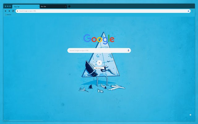 Bermuda triangle mula sa Chrome web store na tatakbo sa OffiDocs Chromium online