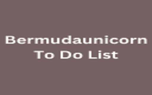 Bermudaunicorn To Do List from Chrome web store to be run with OffiDocs Chromium online Bermudaunicorn To Do List from Chrome web store to be run with OffiDocs Chromium online